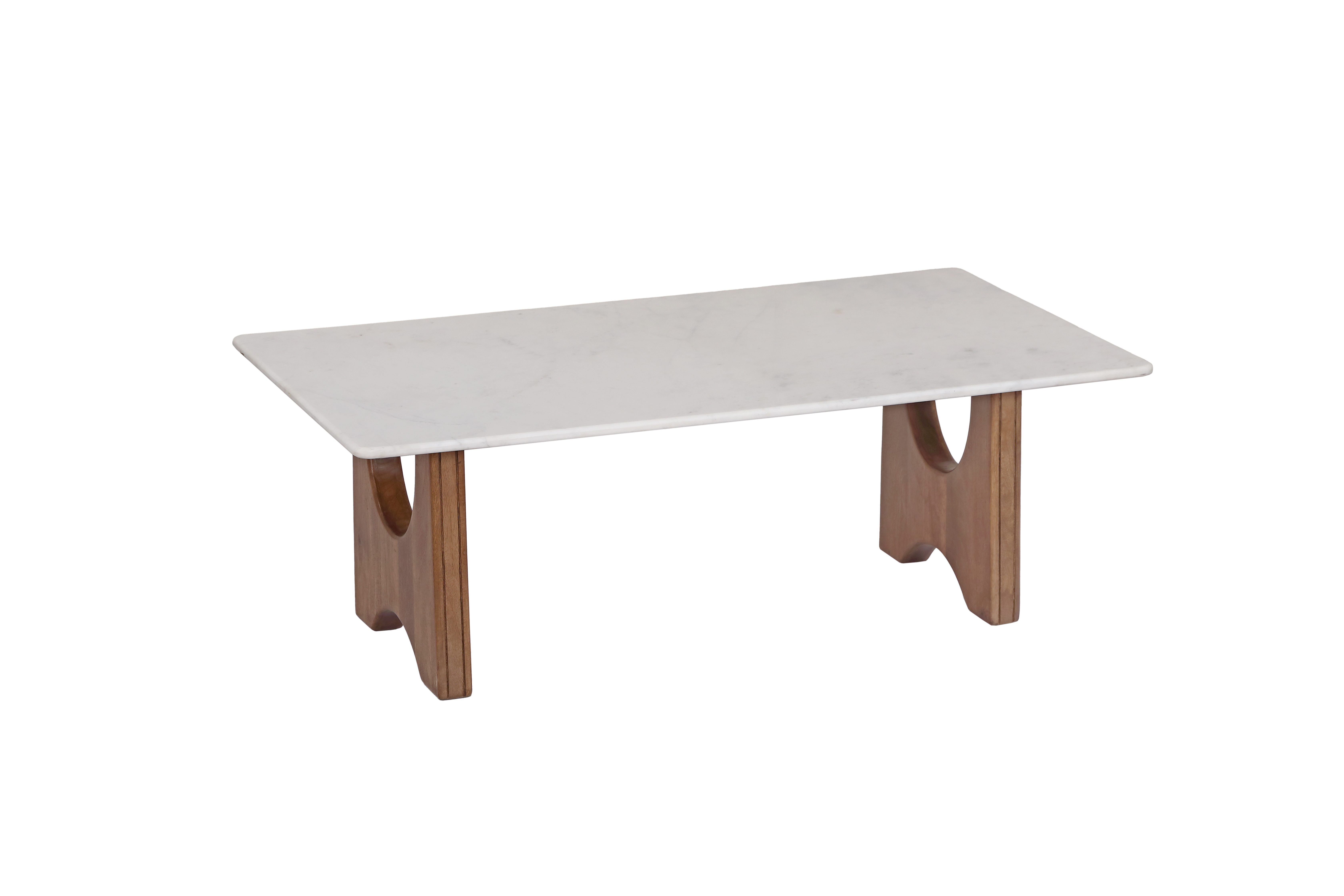 COFFEE TABLE WITH MARBLE TOP